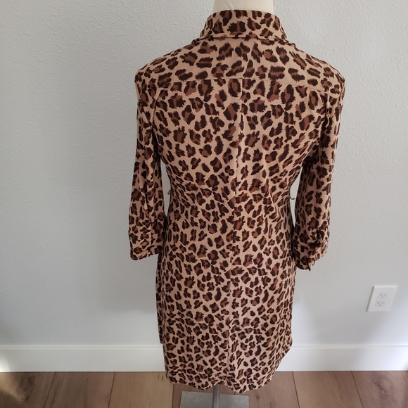 Vintage 90s / Y2K Leopard Print Dress - Picture 9 of 12